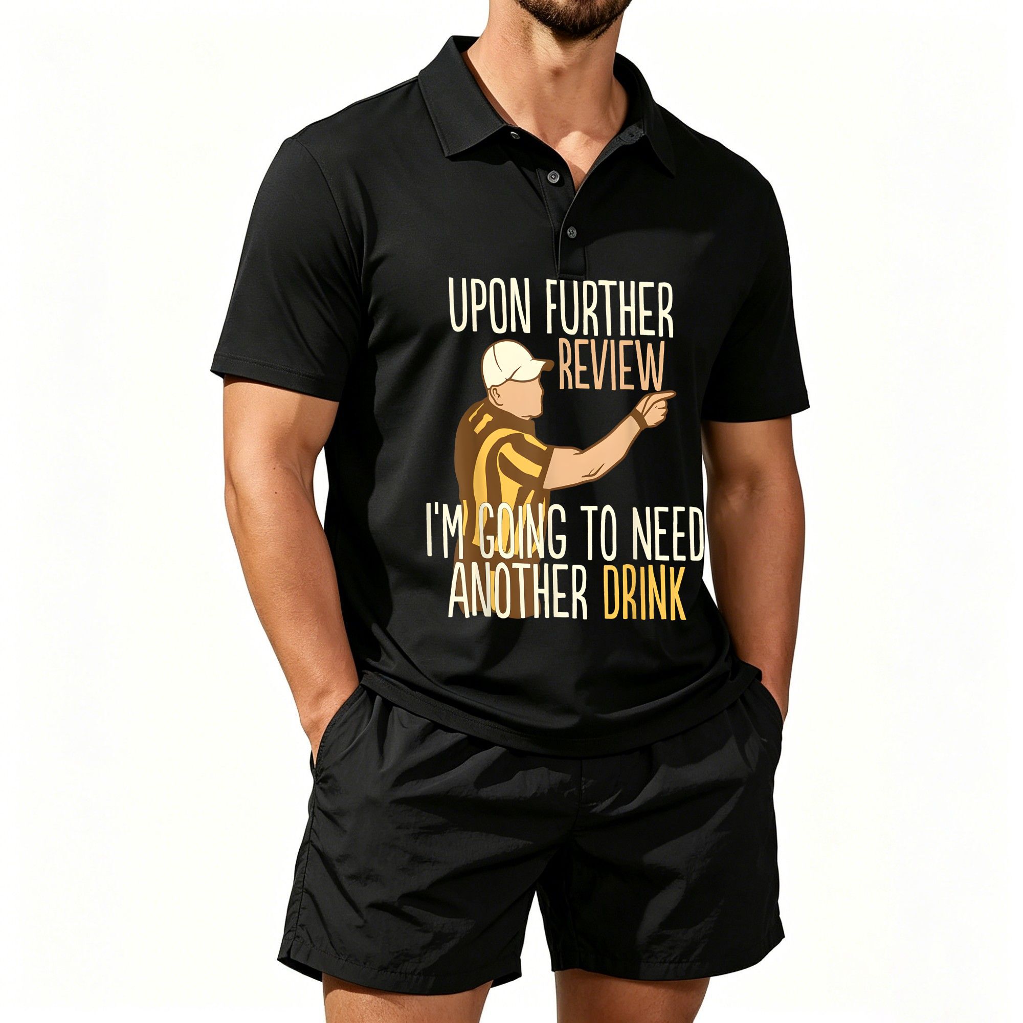 Watches & Jewelry Repair Center - Men's Polo Shirt and Beach Shorts