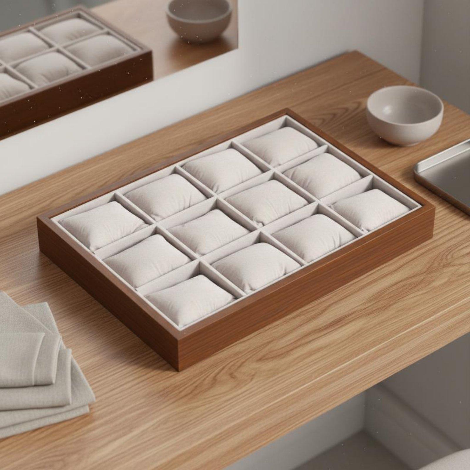 Jewellery Watch - Watch and Jewellery Box Wooden Tray