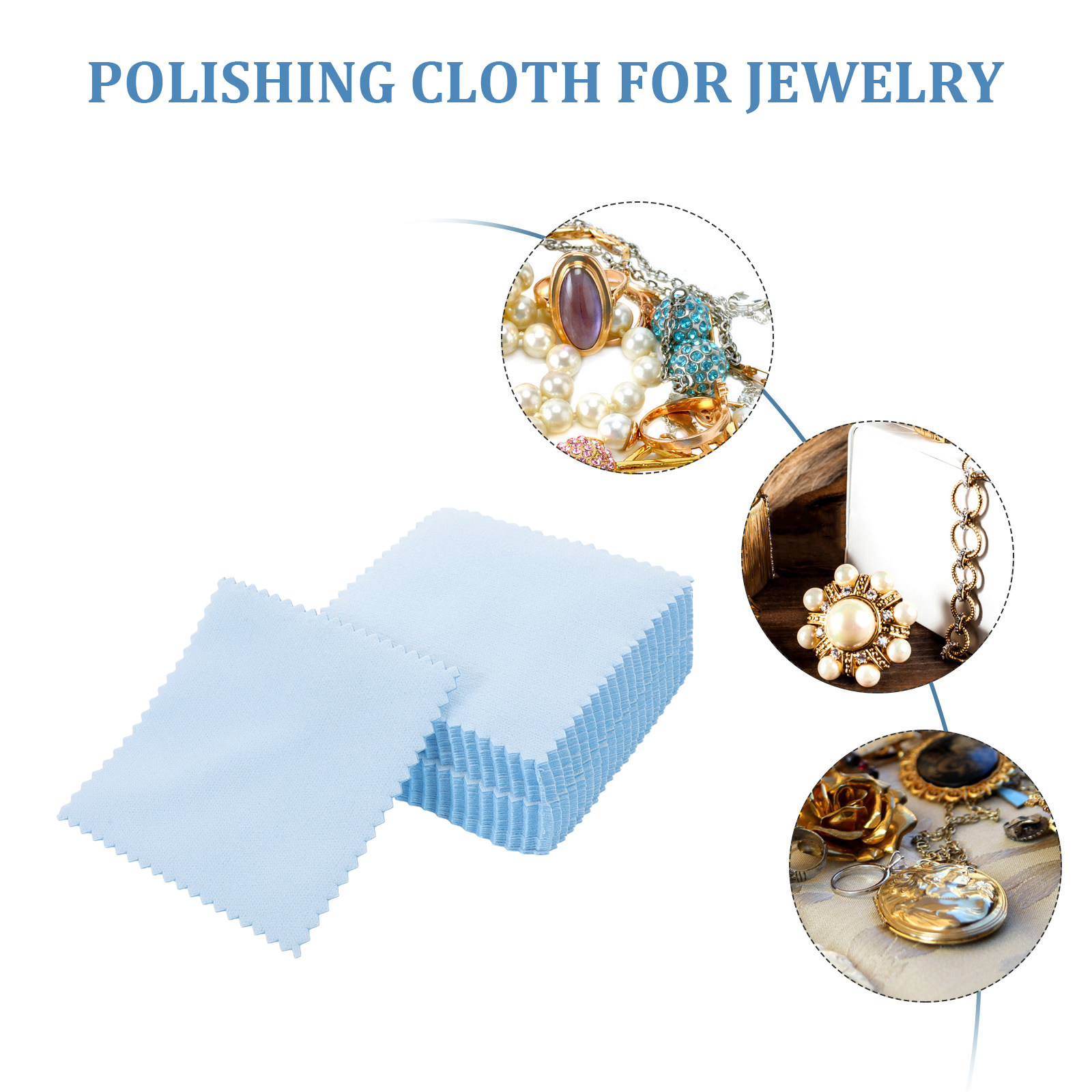 2pcs Silver Polishing Cloth 8X - огляд і ціна Jewelry With Watches