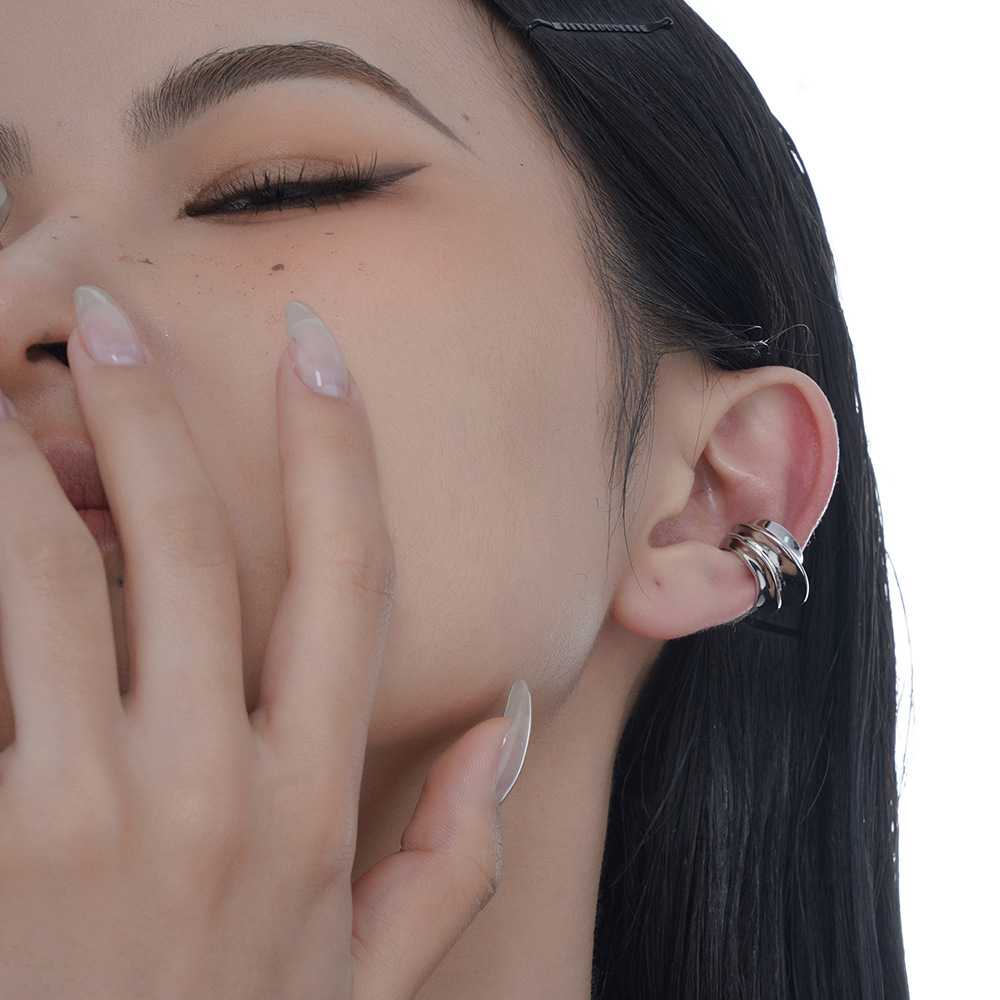 F.I.N.S 1PC Exaggerated Wide S - огляд і ціна Ear Cuff No Piercing