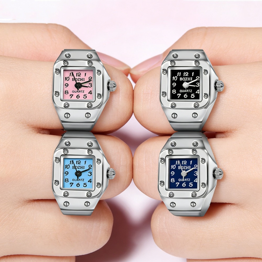 Creative Square Dial Ring Watc - огляд і ціна Mystery Jewelry Jar Watches
