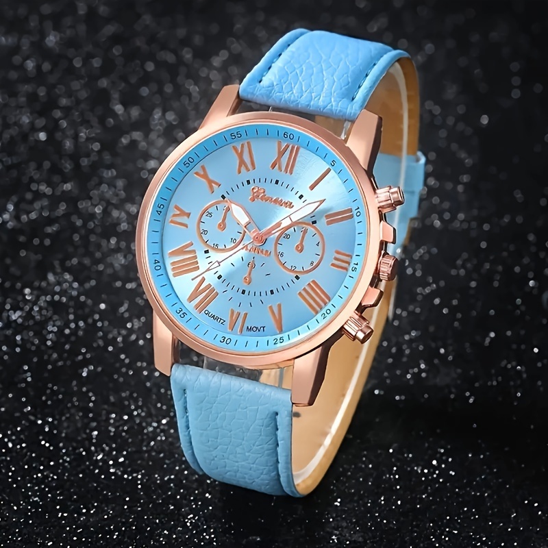 Elegant Rose Gold Sky-Blue Lov - огляд і ціна Stones Watches & Jewelry In Sweden Ab