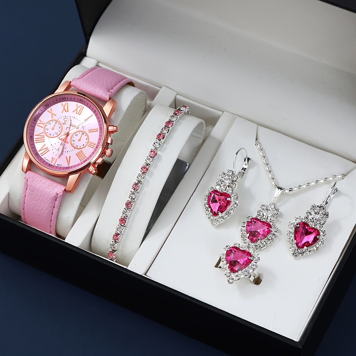 Elegant Rose Gold Sky-Blue Lov - огляд і ціна Stones Watches & Jewelry In Sweden Ab