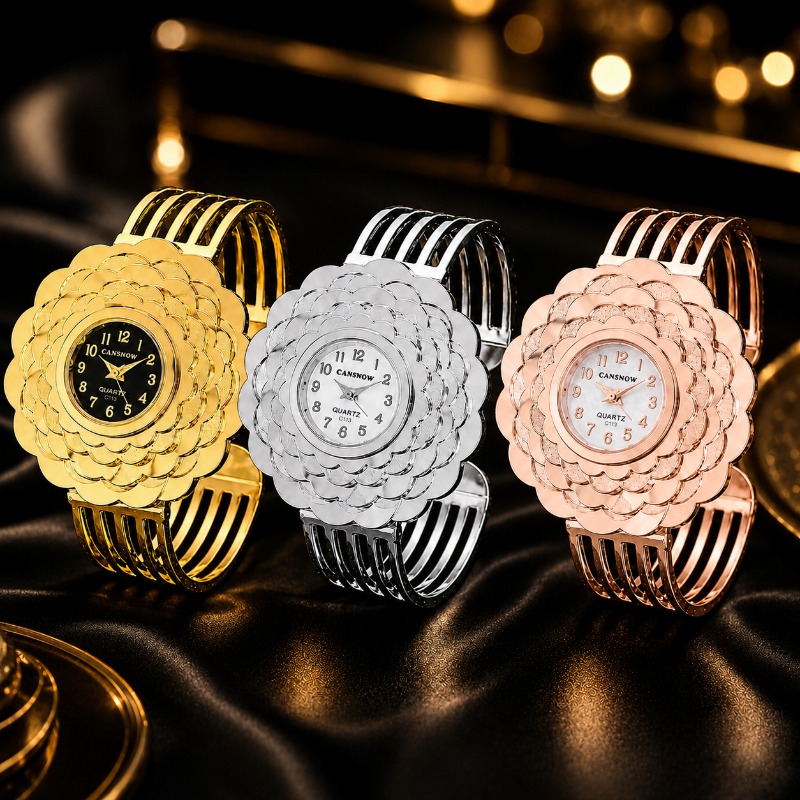 Elegant Women's Flower Quartz  - огляд і ціна Unique Jewelry Watches