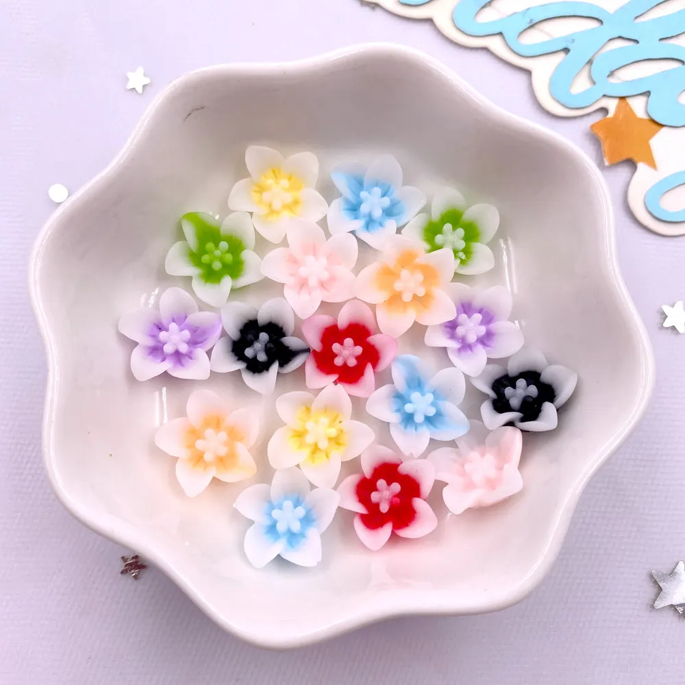 50pcs Resin 13mm Colorful 3D M - огляд і ціна Paradise Jewelry & Watches Llc Miami