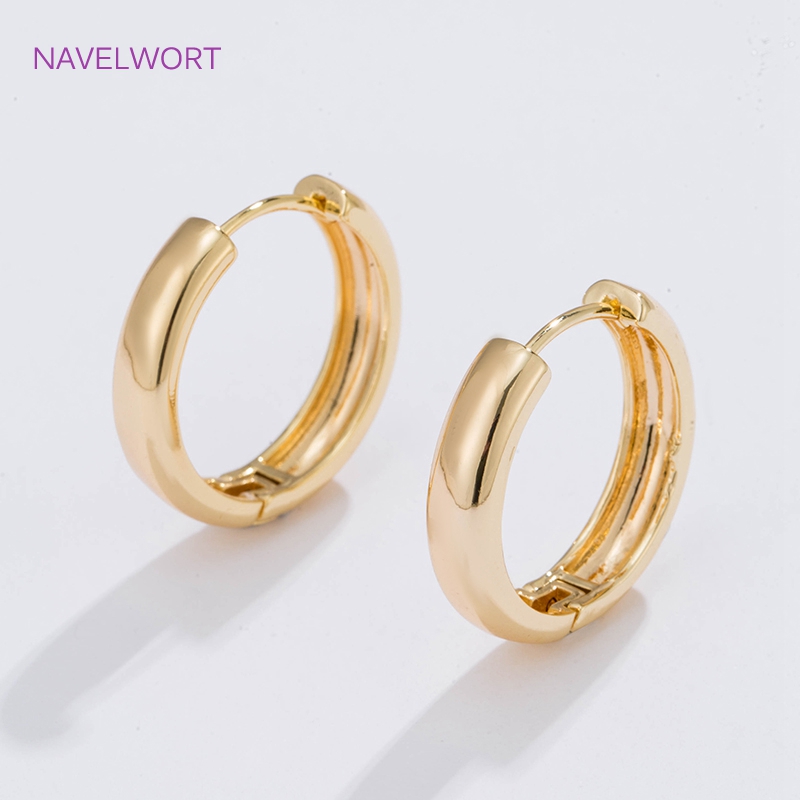 6 Sizes Gold Plated Circle Hoo - огляд і ціна Gold Plated Ring