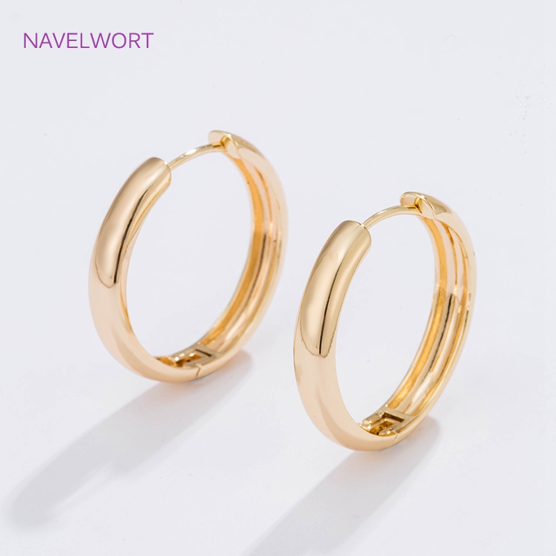 6 Sizes Gold Plated Circle Hoo - огляд і ціна Gold Plated Ring