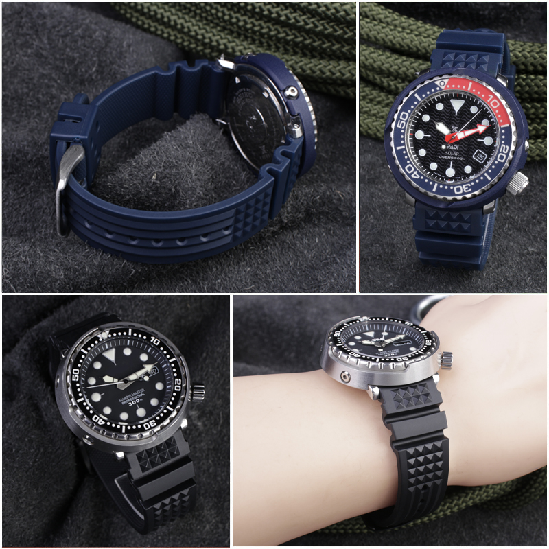 Soft Rubber Waffle Watch strap - огляд і ціна Seiko Watch Prospex