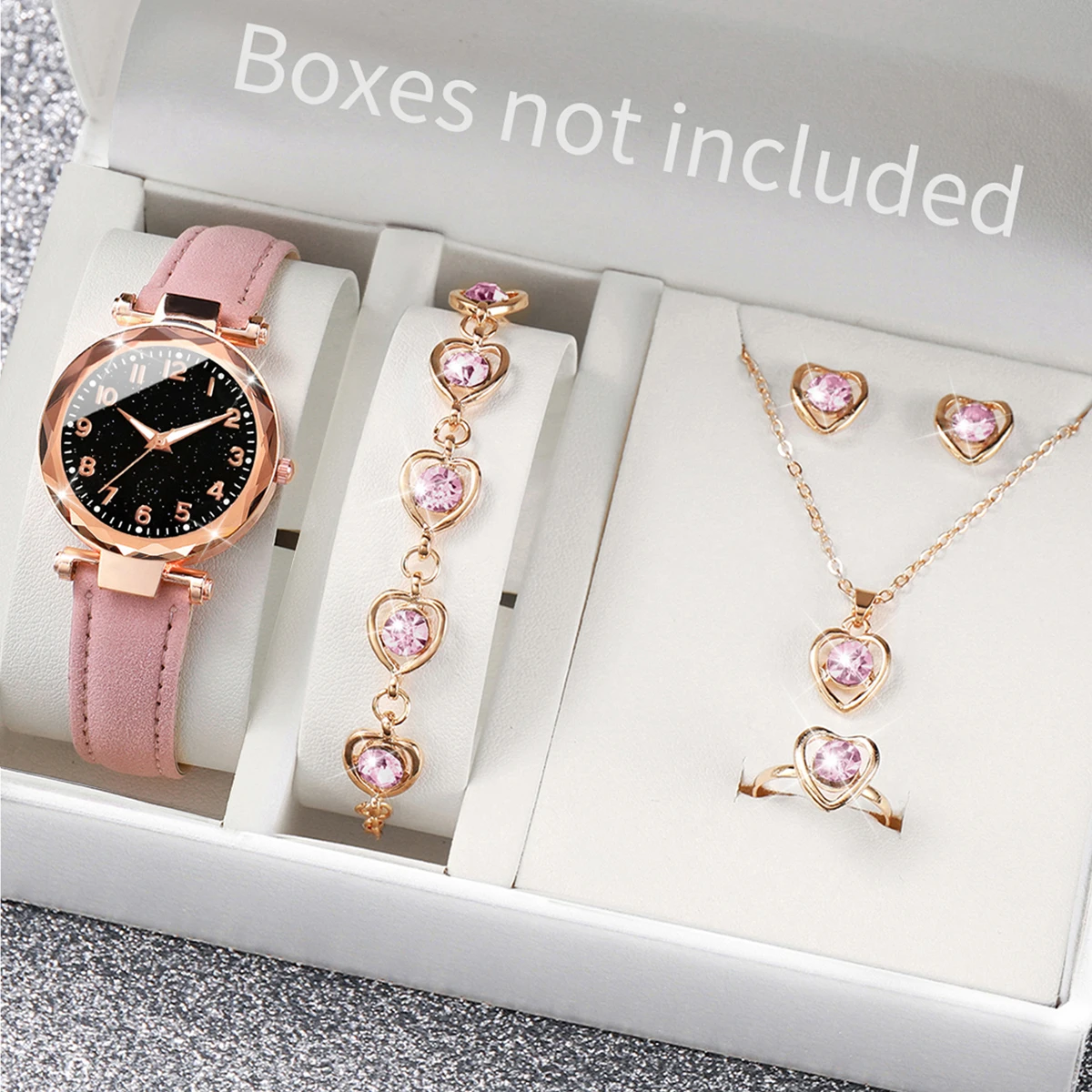 5/6PCS Fashion Women Watches C - огляд і ціна Mystery Jewelry Jar Watches