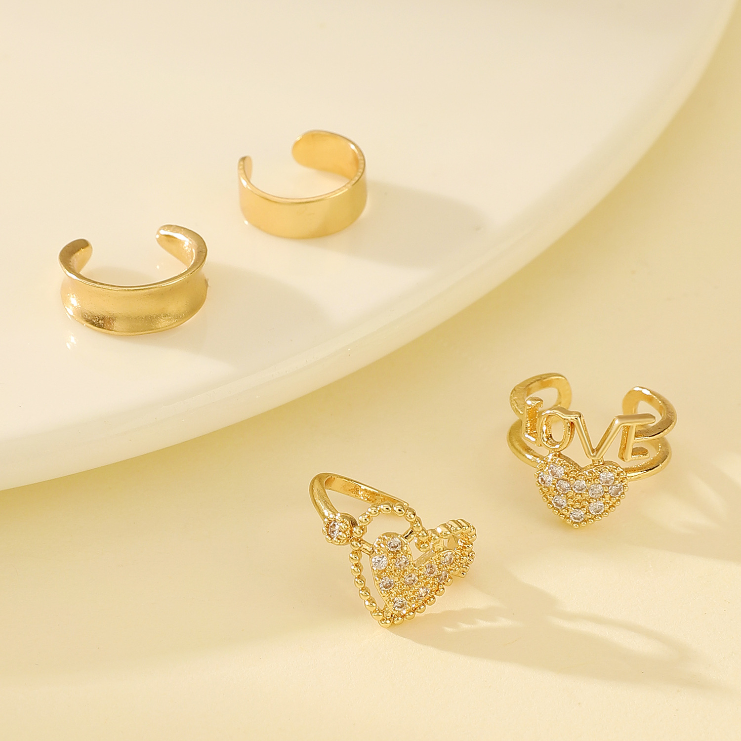 Korean Fashion Zircon Ear Clip - огляд і ціна Ear Cuff No Piercing
