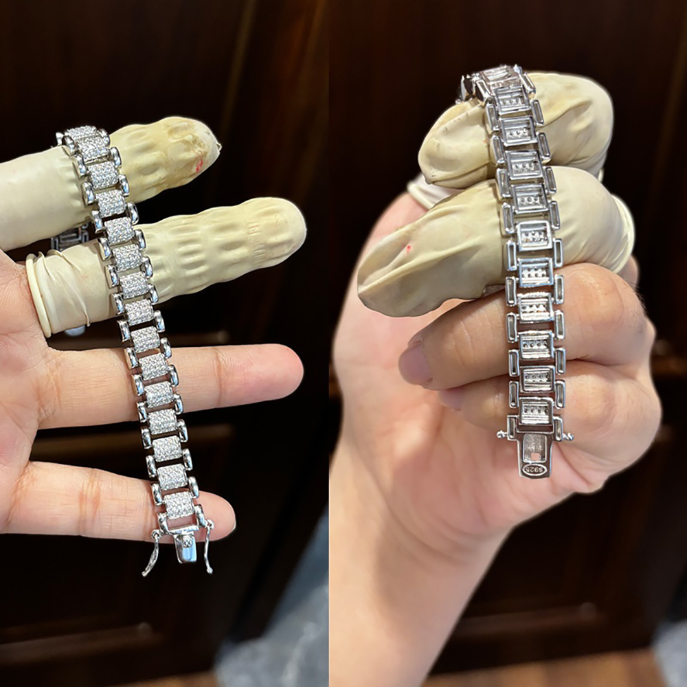 TEMGF Full Moissanite Bracelet - огляд і ціна Unique Jewelry Watches