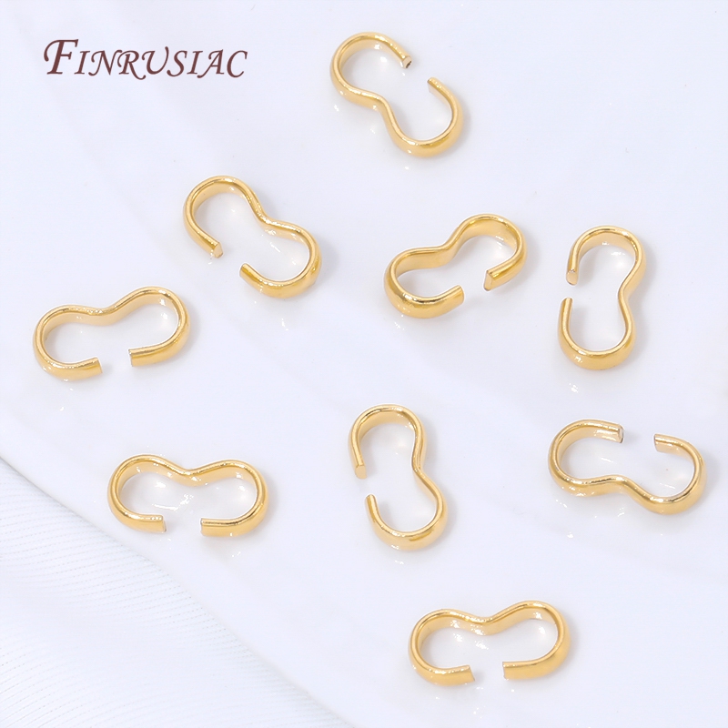 18K Gold Plated Open S Hook Cl - огляд і ціна Gold Plated Ring