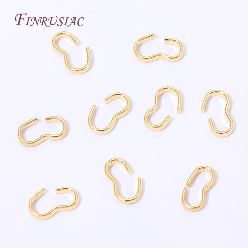 18K Gold Plated Open S Hook Cl - огляд і ціна Gold Plated Ring