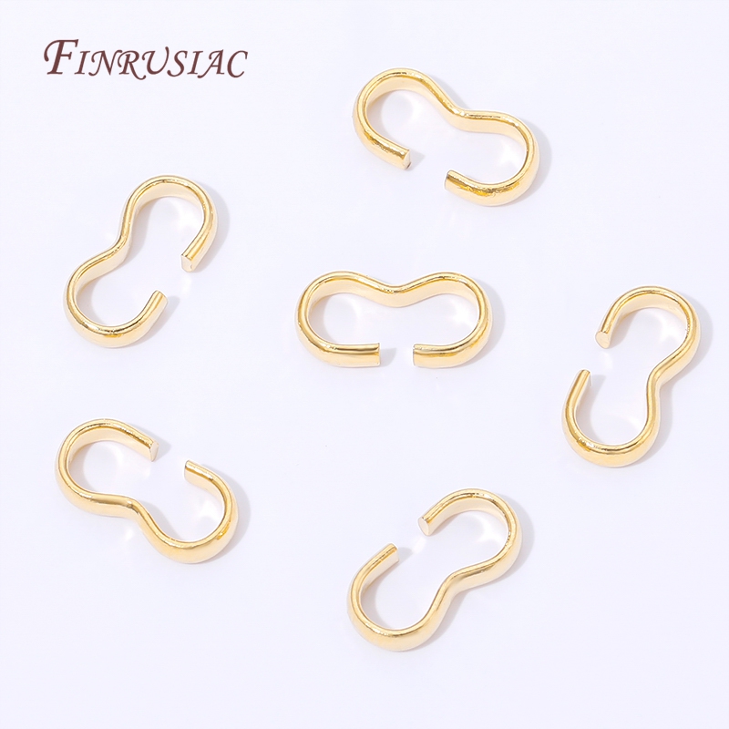 18K Gold Plated Open S Hook Cl - огляд і ціна Gold Plated Ring