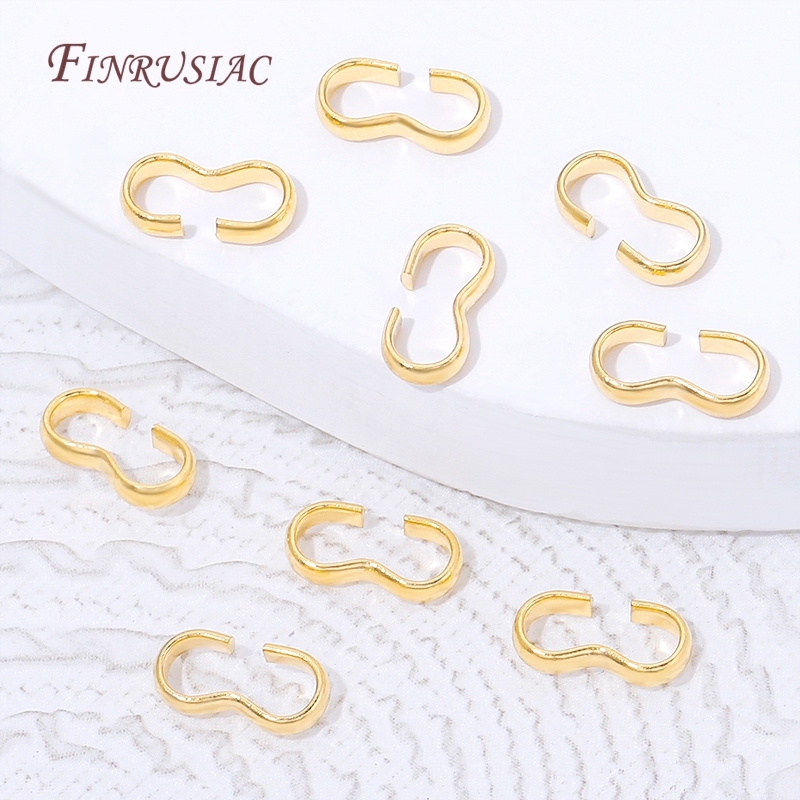 18K Gold Plated Open S Hook Cl - огляд і ціна Gold Plated Ring