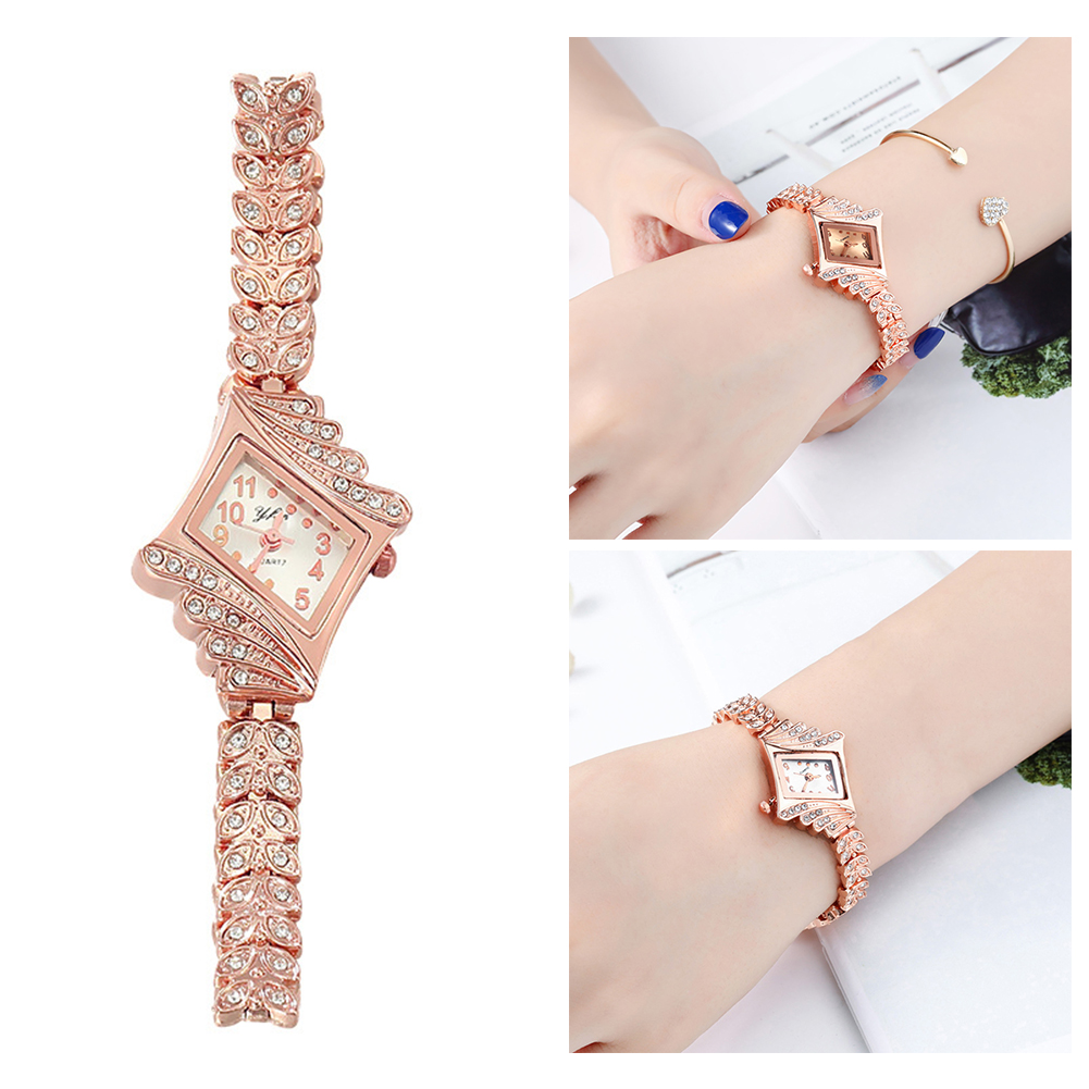 Unique Rhombus Inlaid Diamond  - огляд і ціна Unique Jewelry Watches