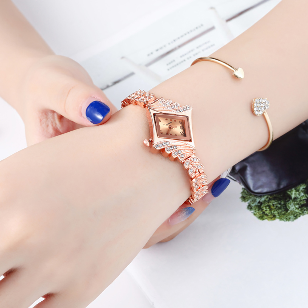 Unique Rhombus Inlaid Diamond  - огляд і ціна Unique Jewelry Watches