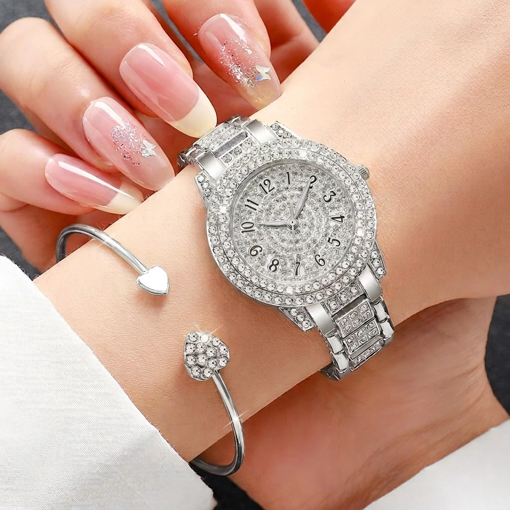 6PCS Fashion Rhinestone Women  - огляд і ціна Mystery Jewelry Jar Watches