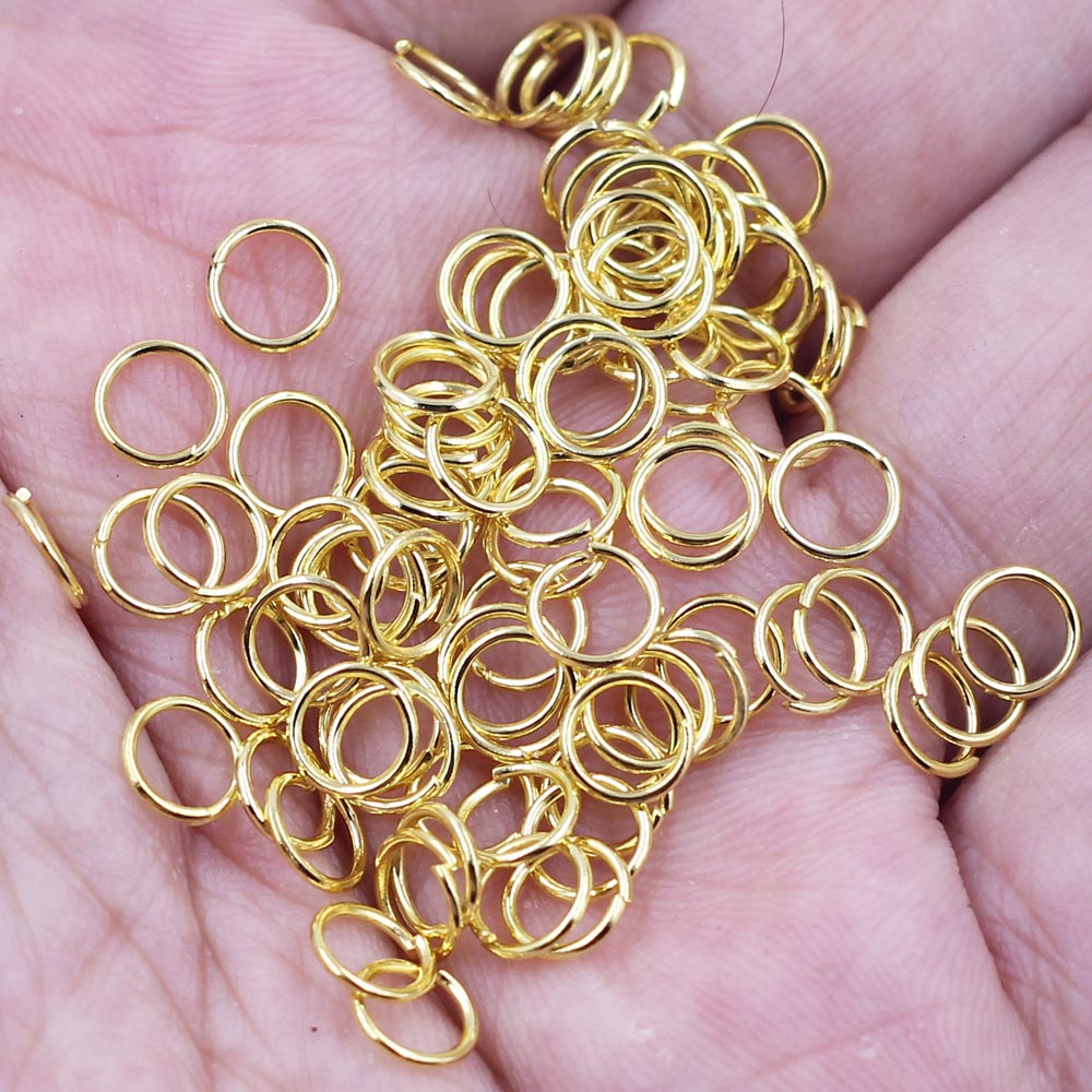 500Pcs Open Jump Rings Alloy G - огляд і ціна Gold Plated Ring
