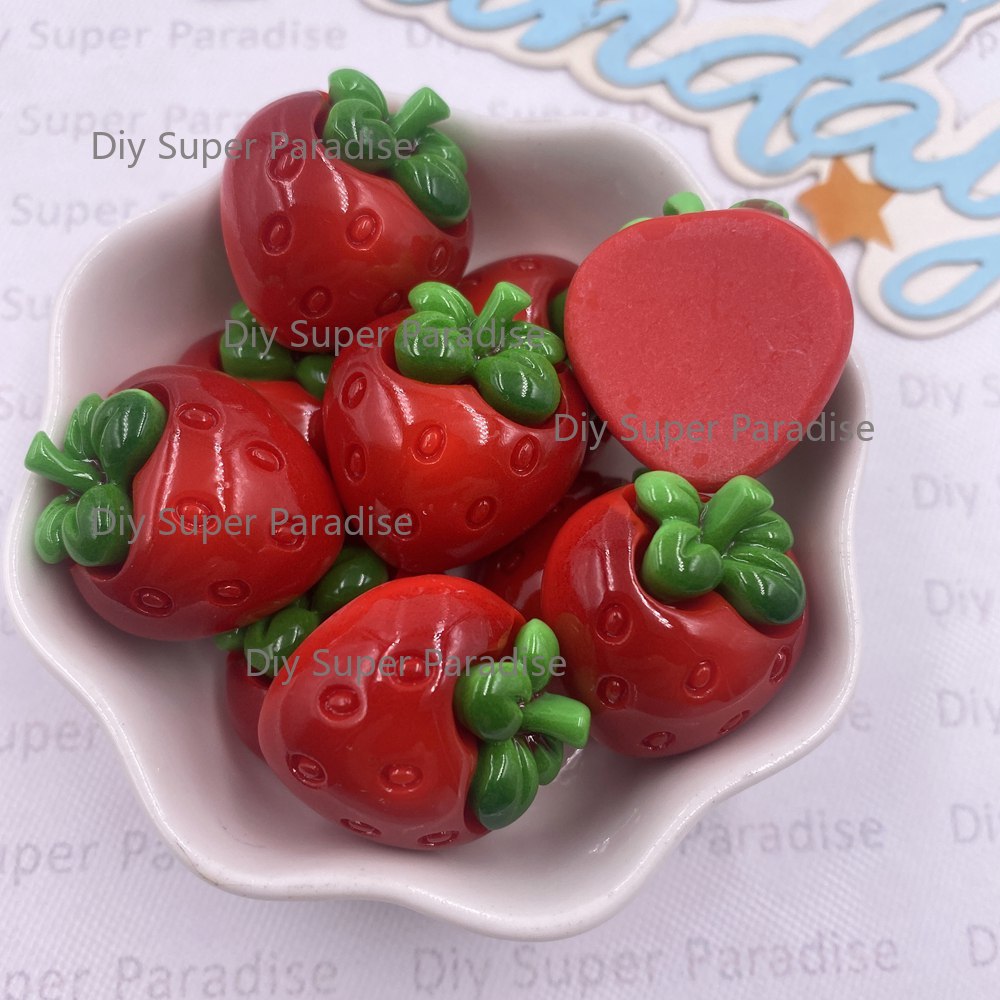 8PCS Resin Kawaii Colorful Red - огляд і ціна Paradise Jewelry & Watches Llc Miami