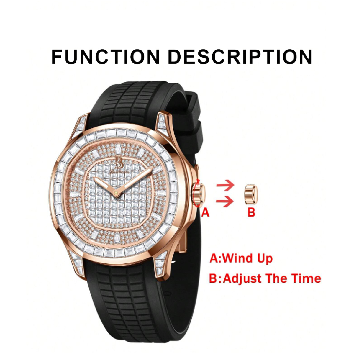 Automatic Mechanical Watch for - огляд і ціна Stones Watches & Jewelry In Sweden Ab