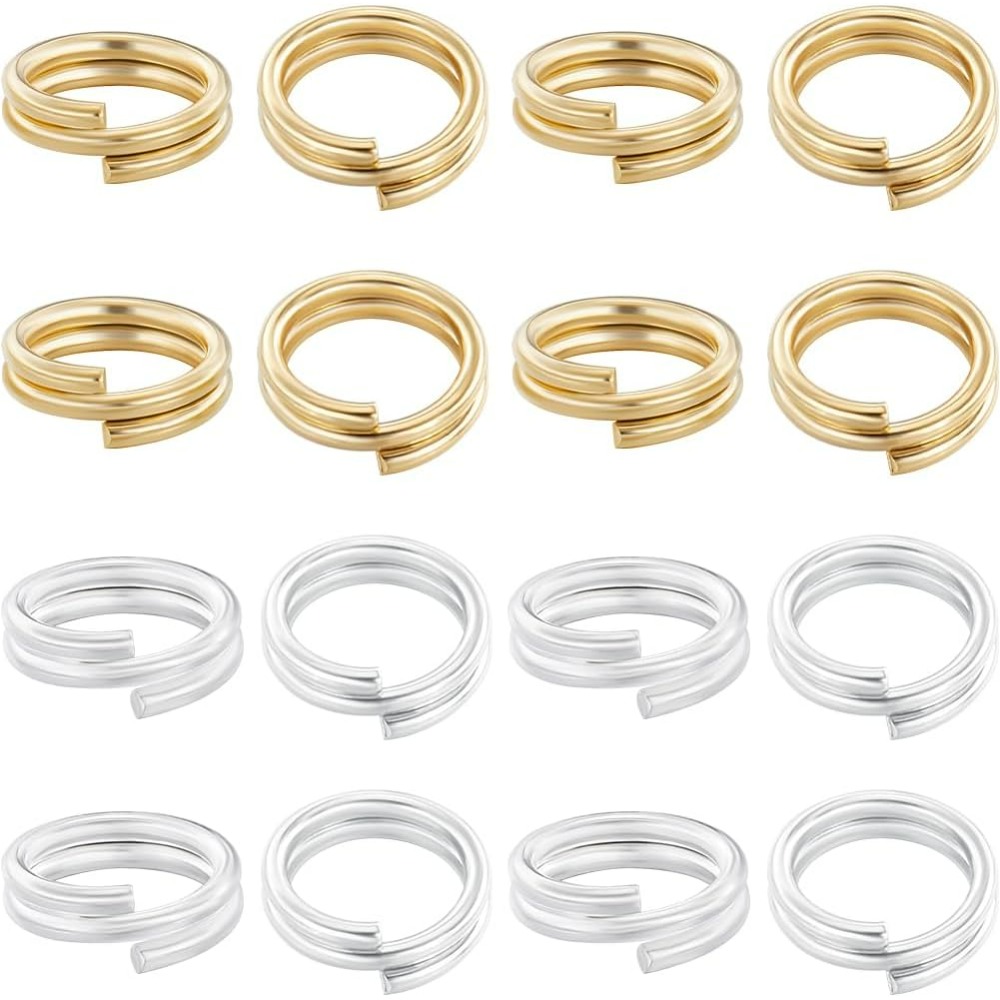 1 Box 80Pcs Split Jump Ring 24 - огляд і ціна Gold Plated Ring