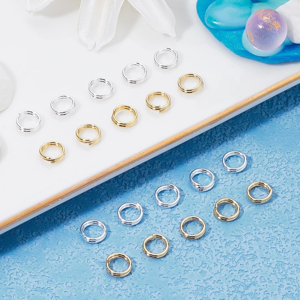 1 Box 80Pcs Split Jump Ring 24 - огляд і ціна Gold Plated Ring