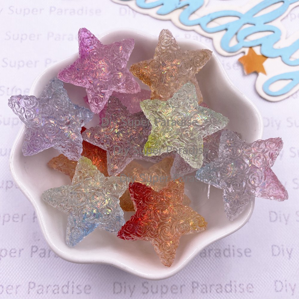 10PCS Resin Clear Candy Color  - огляд і ціна Paradise Jewelry & Watches Llc Miami