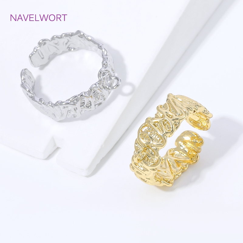 18K Gold Plated Brass Stripe O - огляд і ціна Gold Plated Ring