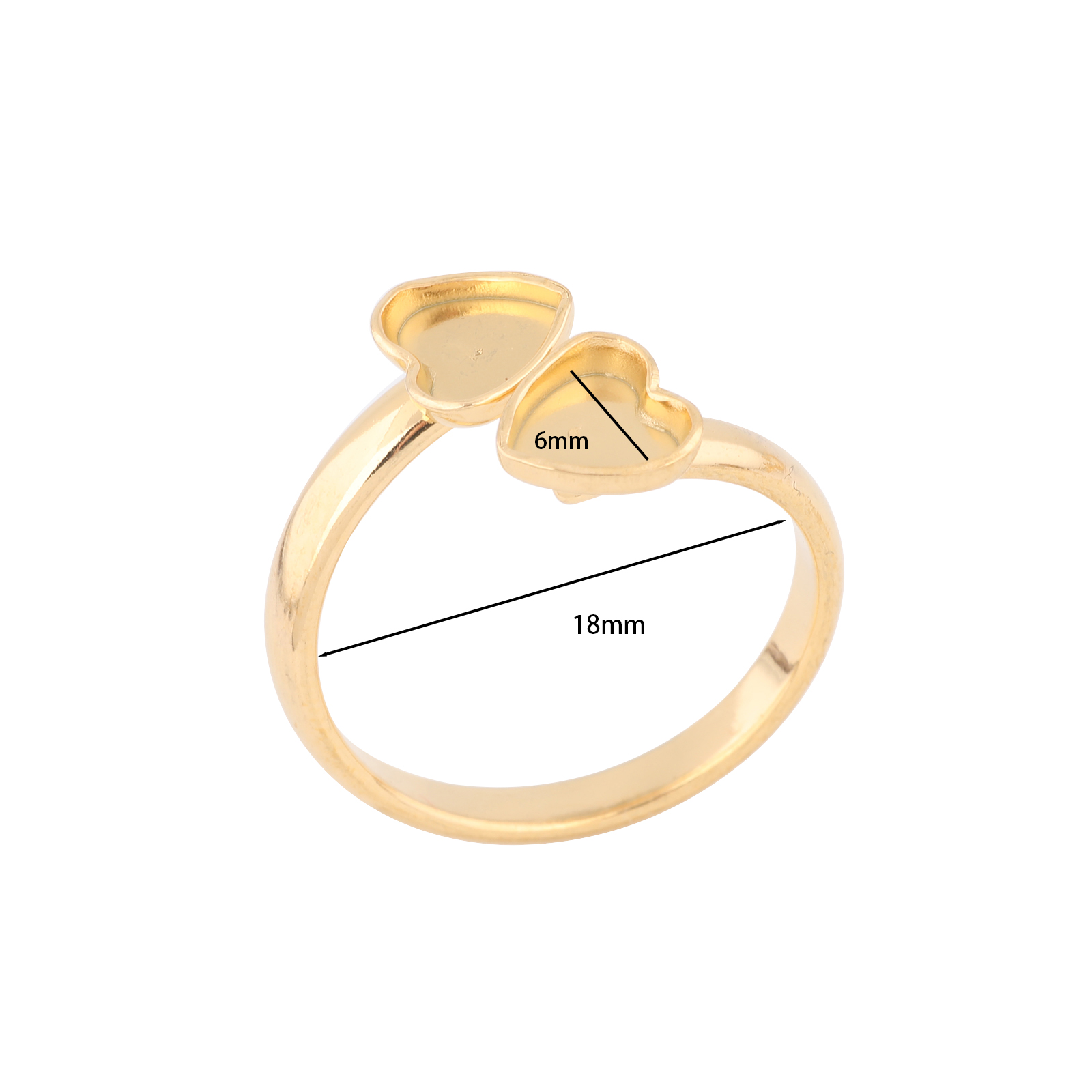 10pcs Stainless Steel Gold Pla - огляд і ціна Gold Plated Ring