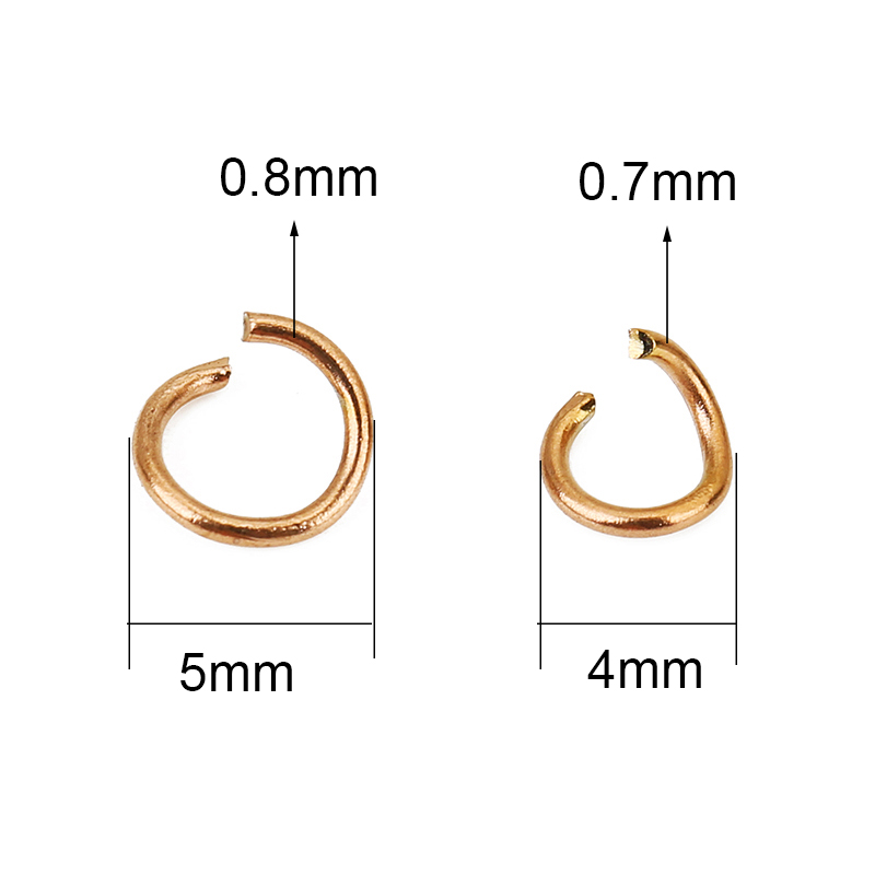 100pcs Rose Gold Plated Stainl - огляд і ціна Gold Plated Ring