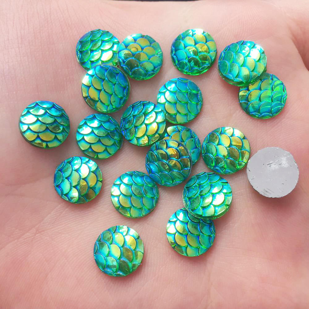 Shiny 100Pcs AB Resin 10mm Rou - огляд і ціна Paradise Jewelry & Watches Llc Miami