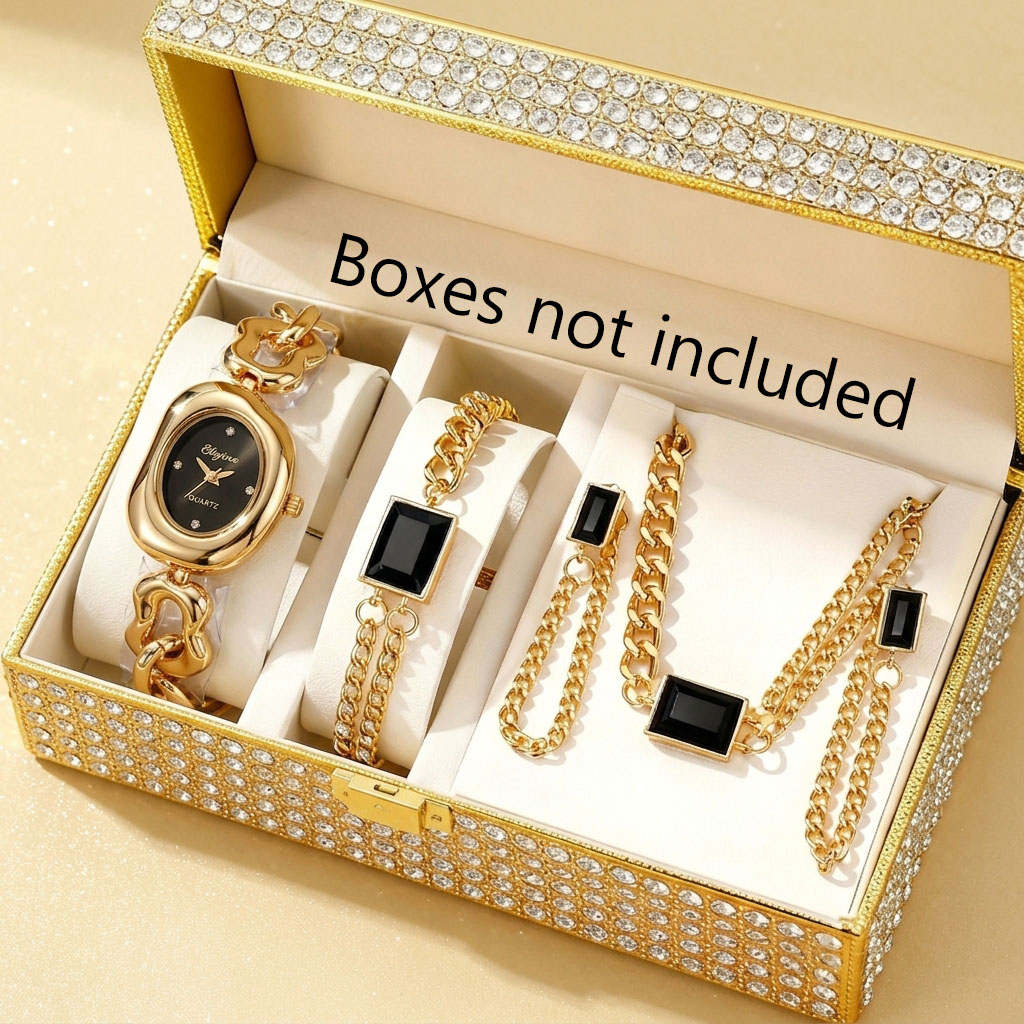 5PCS Fashion Irregular Women Q - огляд і ціна Mystery Jewelry Jar Watches