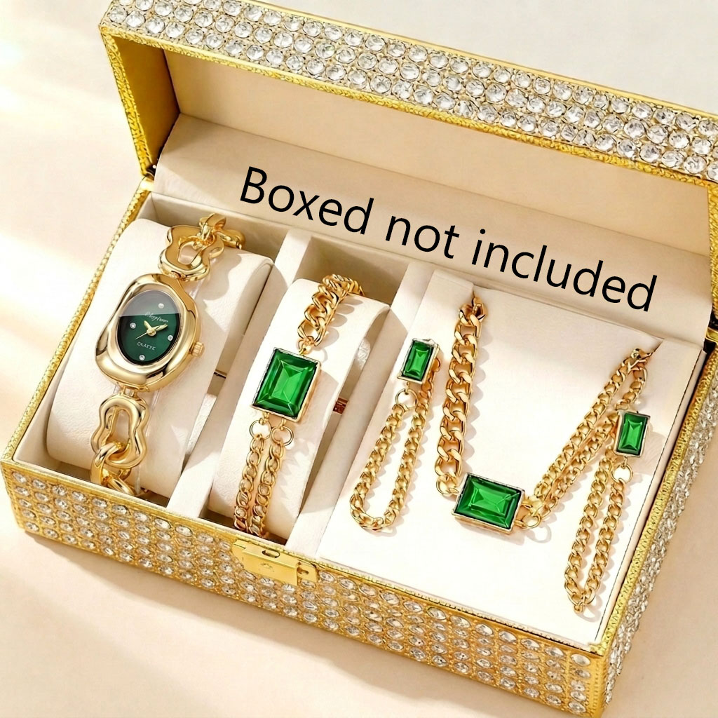 5PCS Fashion Irregular Women Q - огляд і ціна Mystery Jewelry Jar Watches