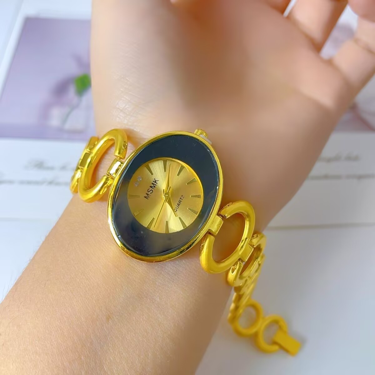 New American 24K Gold Plated W - огляд і ціна Jewelry With Watches